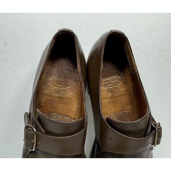Church’s Becket Monk Strap Shoes Size 12 US B Made in England Brown‎ main image 9